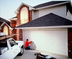 Garage door maintenance inspection