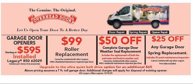 Overhead Door Promotions