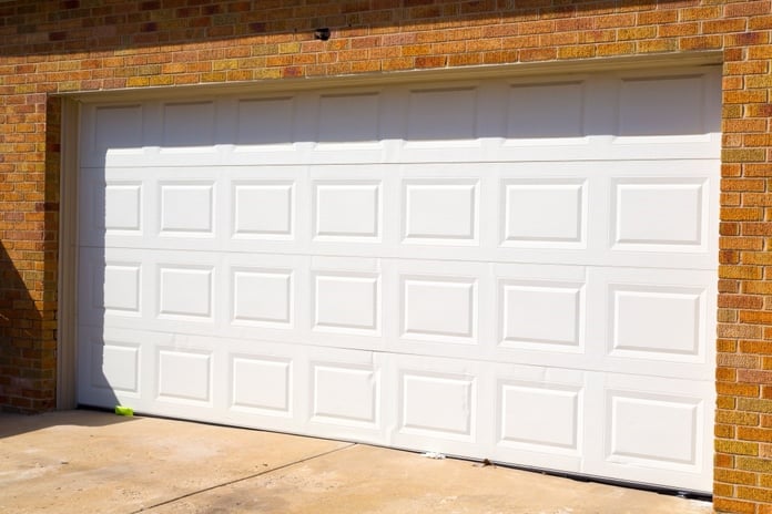 White garage door-1