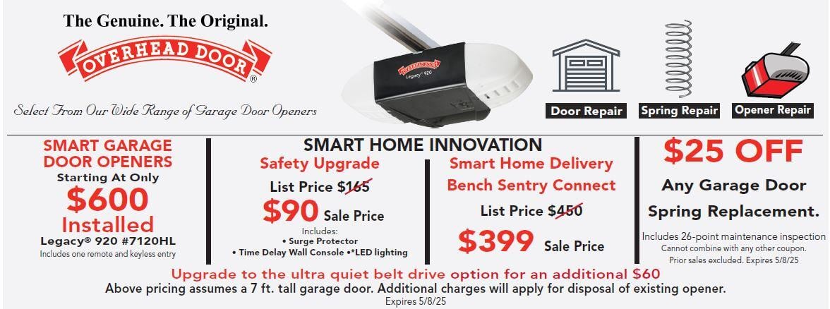 Garage Door Opener Coupon