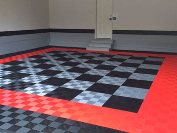 Our garage flooring solutions install in hours instead of days, enabling you to quickly improve the look and the performance of your garage space.