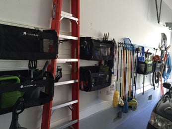 organize even hard-to-manage items with a streamlined wall storage solution for your garage