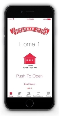 OHD Anywhere Garage Door Opener App