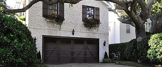 A Two-Story House With an Overhead Garage Door | Overhead Doors in Cincinnati